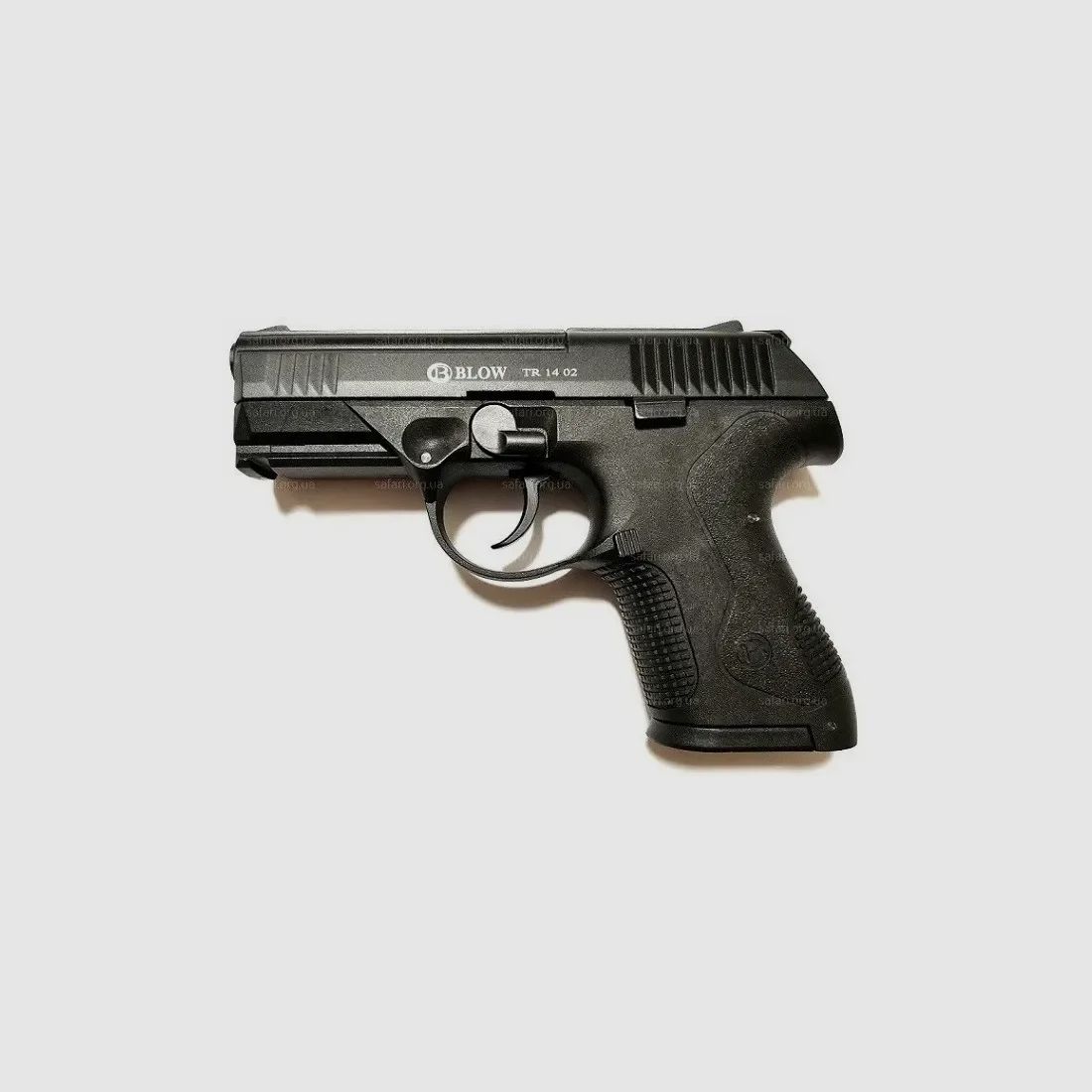 BLOW TR14 02 Black 9mm P.A.K. Schreckschusspistole im modernen Dienstpistolen-Stil