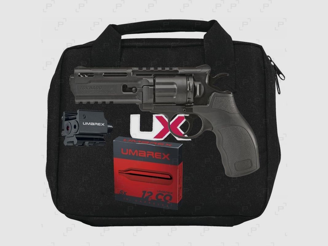 Pack Revolver CO2 UX TORNADO Kaliber 4,50 mm BB's