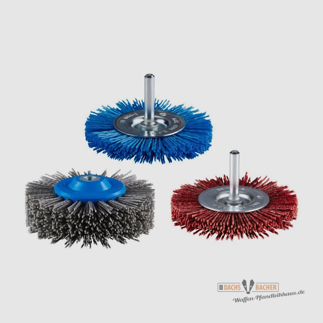 RHODIUS HRB Nylon Rundbürste fein/grob 75/100/140 mm