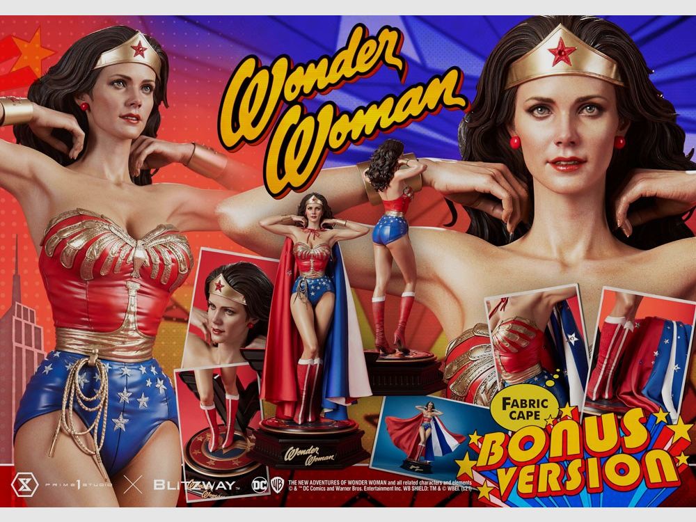 Wonder Woman 1975 Statue 1/3 Wonder Woman (Lynda Carter) Bonus Version 69 cm | 43091