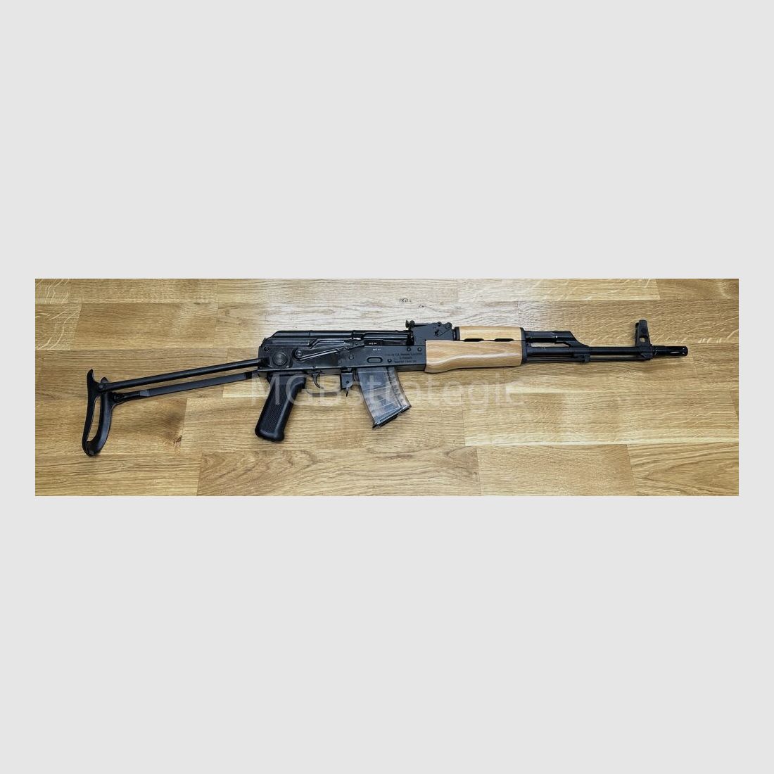Cugir Modell 64 - halbautom. Büchse 7,62x39 - 42,5 cm Lauf Unterklappschaft Modell 64 - Lauf hartverchromt - zivile Version AKMS / System AKM / AK47 AK-47