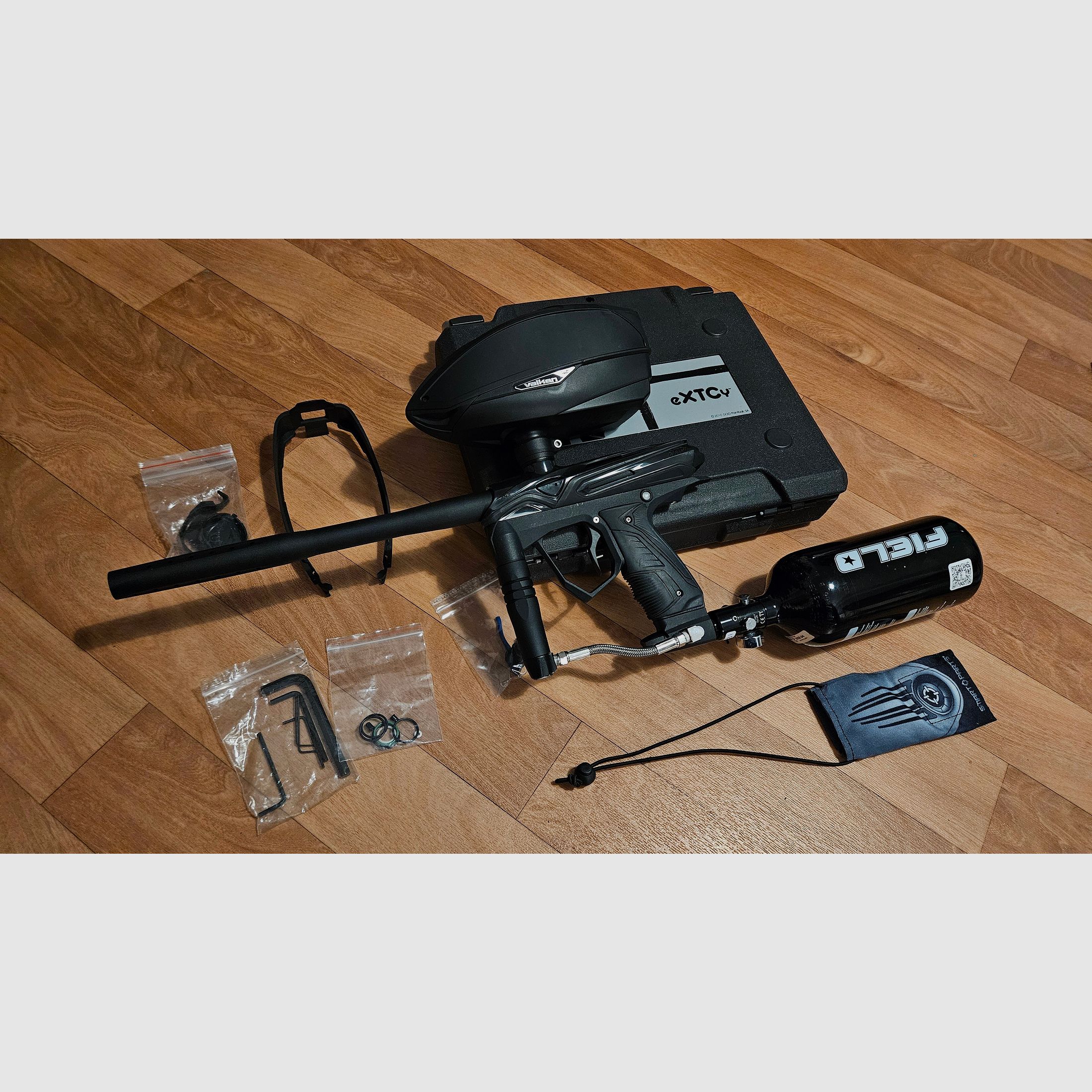 Paintball set incl. marker | hopper | pressure bottle