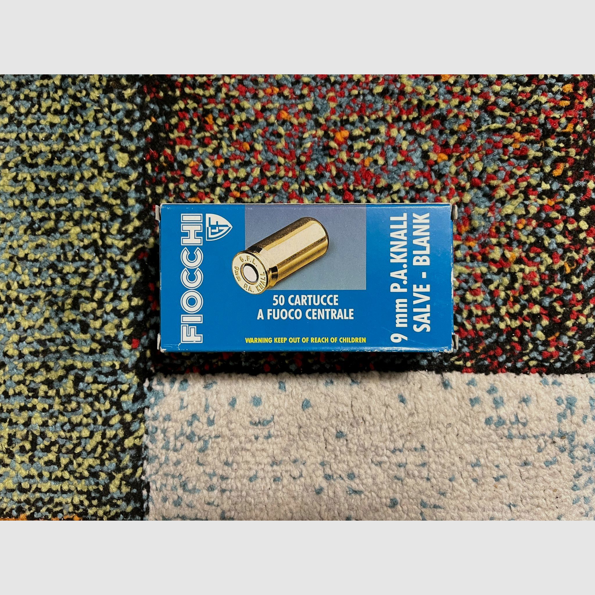 9mm PAK Fiocchi Platzpatronen - Sammler