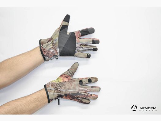 Camouflage Handschoenen Percussion Ghost met Open Vinger Maat XL