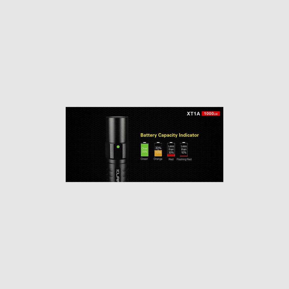 LED flashlight XT1A, 1,000 lumens (including battery), image 7 of 12