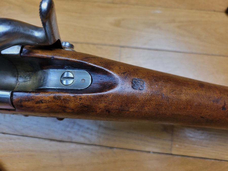 Sehr schönes Gewehr Modell 1857 umgebaut Tabatière 1867 – Tabatière Stahl 1. Typ – Mono-Seriennummer von 1859 in der kaiserlichen Manufaktur von Saint-Étienne – Ausgezeichneter Zustand, Bild 28 von 30