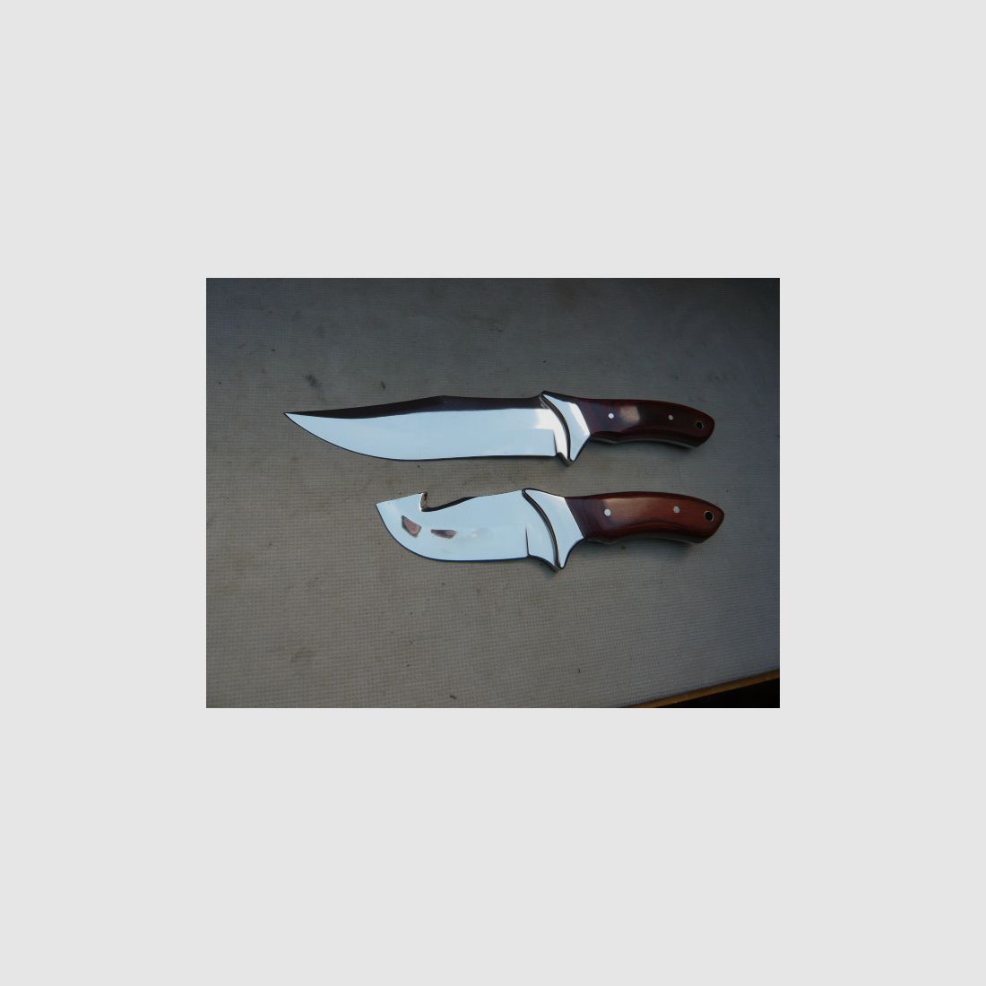 2 Orig. Martinez Albainox  Jagd-Sammlermesser Integral