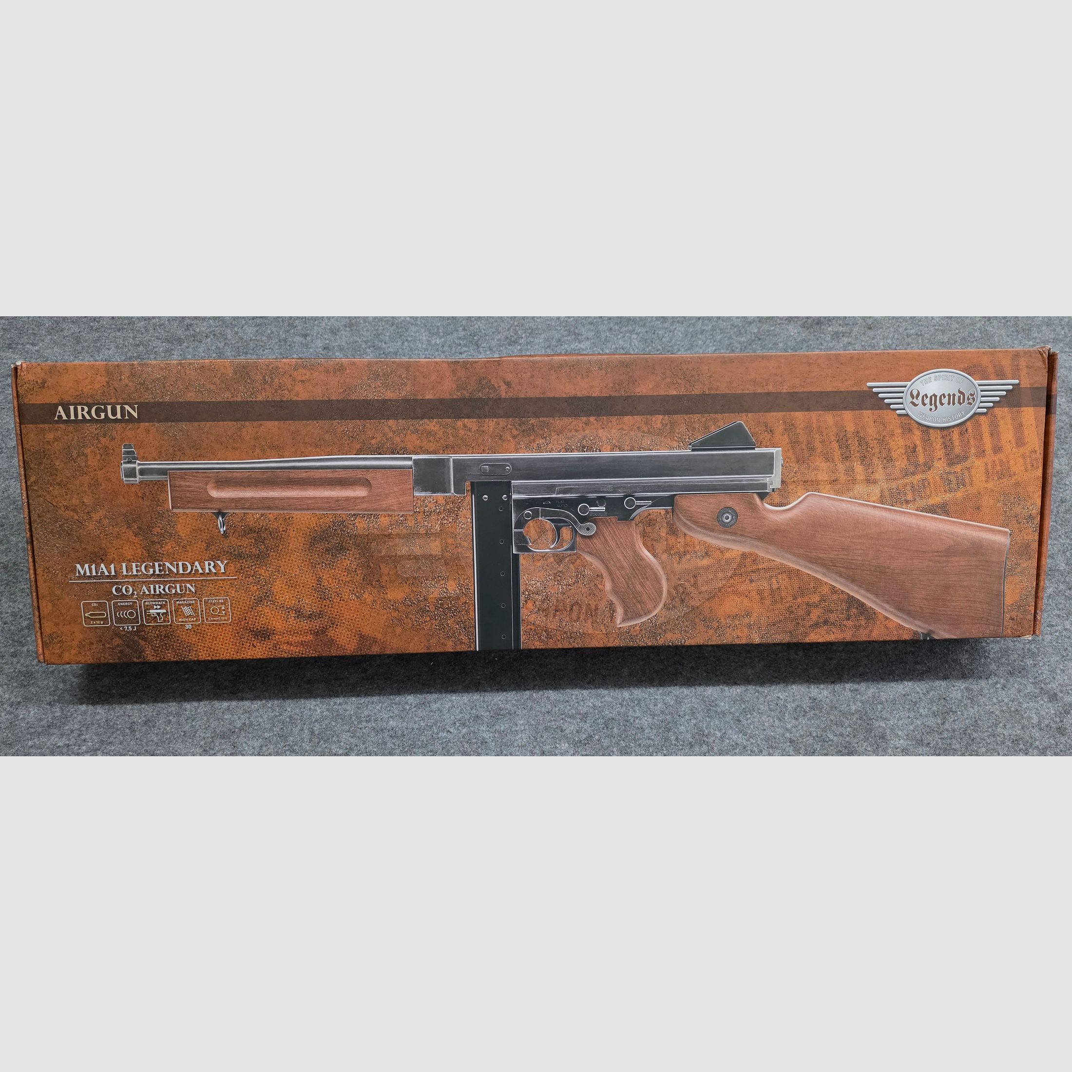 Legends M1A1 Legendary CO2-Wiatrówka Blowback Kal. 4,5 mm Stal-BB