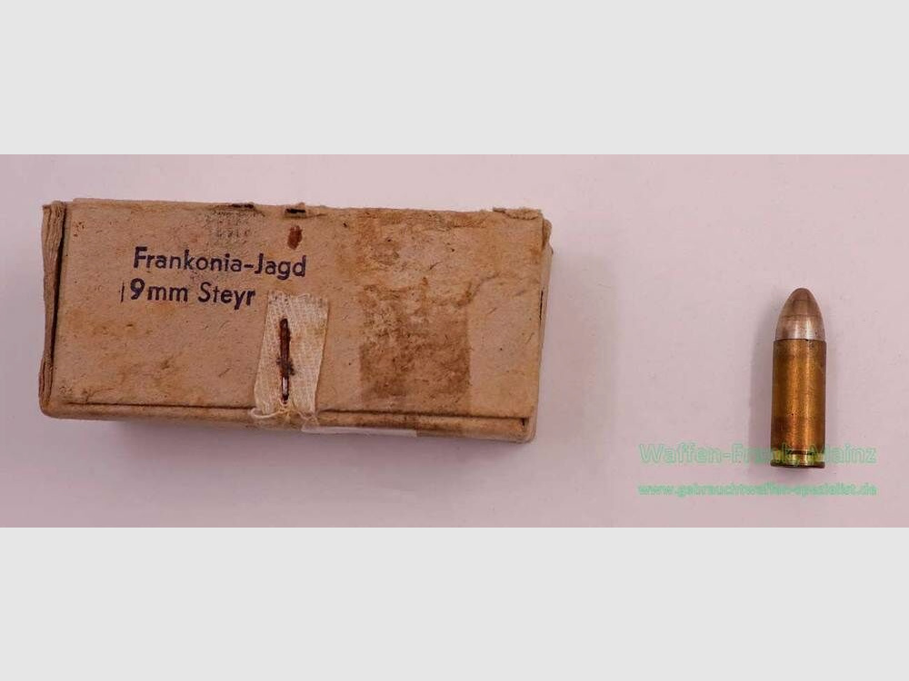 Hirtenberger / Österreich Pistolenmunition 9mmSteyr