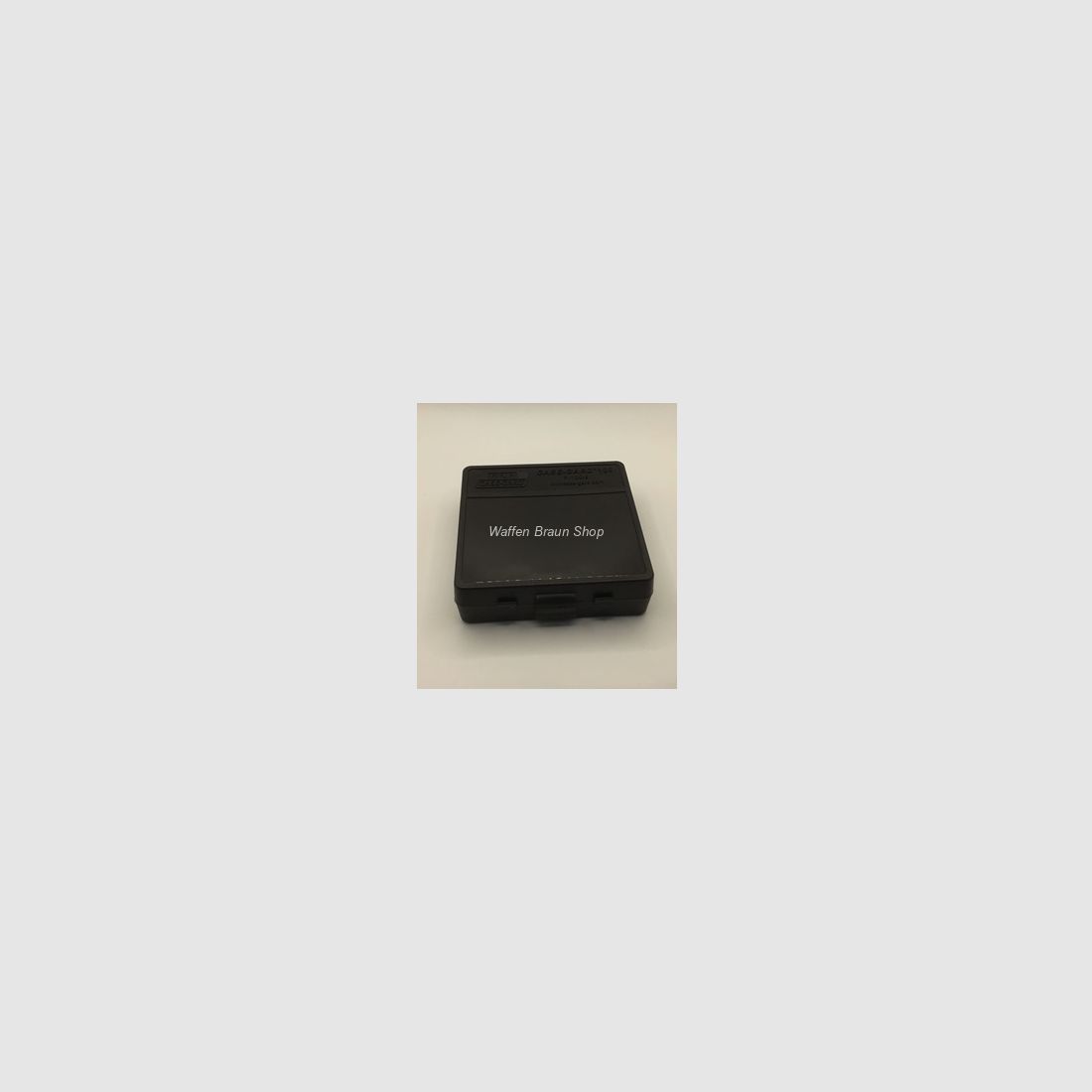 MTM ammunition box with hinged lid 100RDS .9mm/.380 black