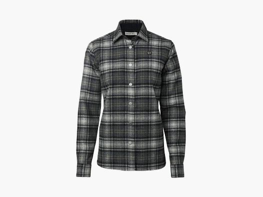 Chevalier Overshirt Champ Wool  Charcoal Checked