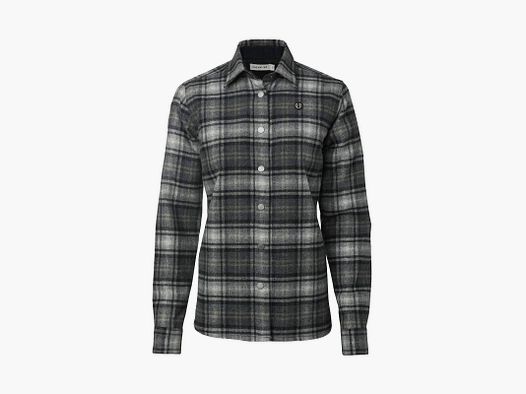 Chevalier Overshirt Champ Wool Charcoal Checked