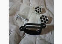 2 Hatsan bt 65 9mm magazine drum new spare magazine bt65 rifle aluminum 9.00 mm cal .35 filling port adapter filling adapter trigger guard