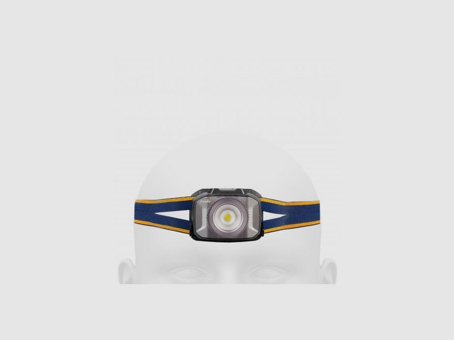 Fenix HL40R linterna LED – frontal gris, imagen 1 de 8