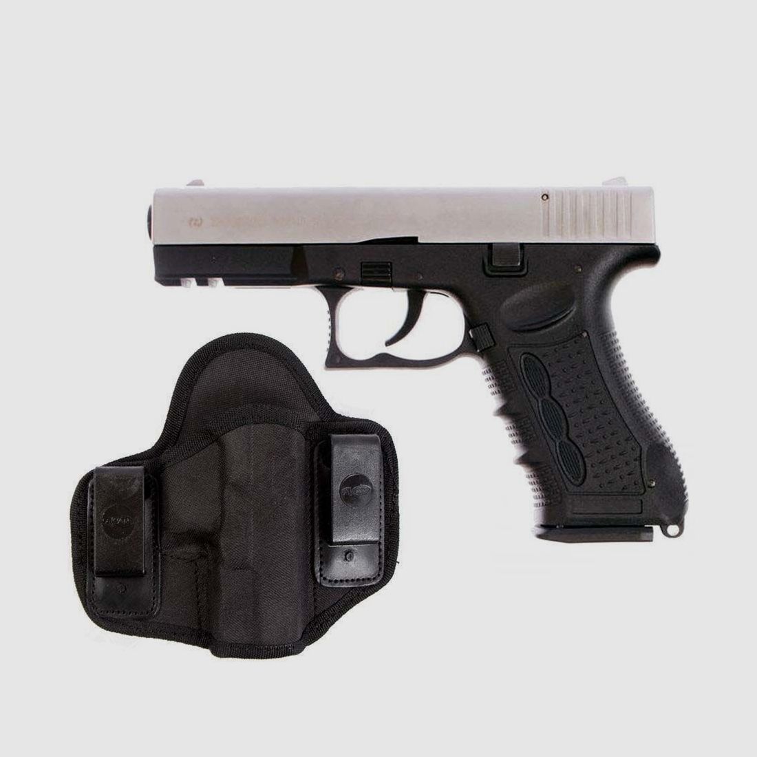 Zoraki Zoraki 917 Matowy Chrom w zestawie z kaburą na pasek