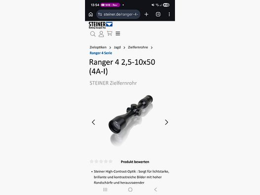 Steiner Ranger 4 2.5-10x50
