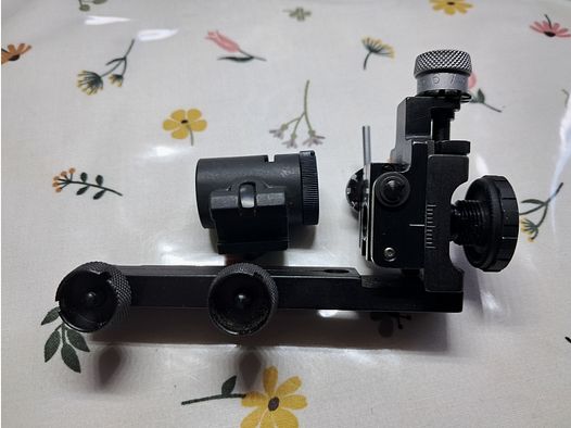Anschütz Matchdiopter Modelo 54 con túnel de mira M 22