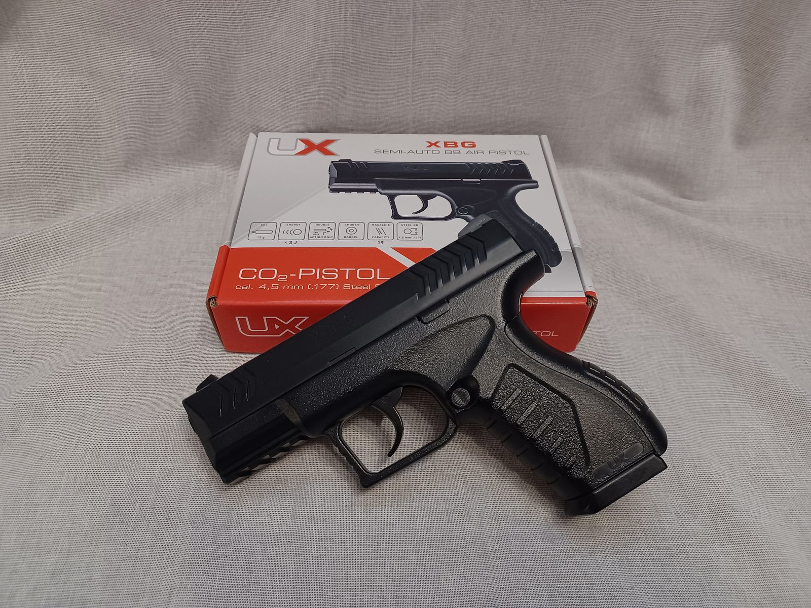 Umarex XBG / 4,5 mm BB / CO2 / Pistole / OVP (80)