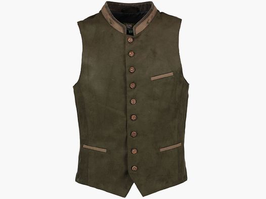 OS TRACHTEN Men's Vest 3 Pocket Dark Green