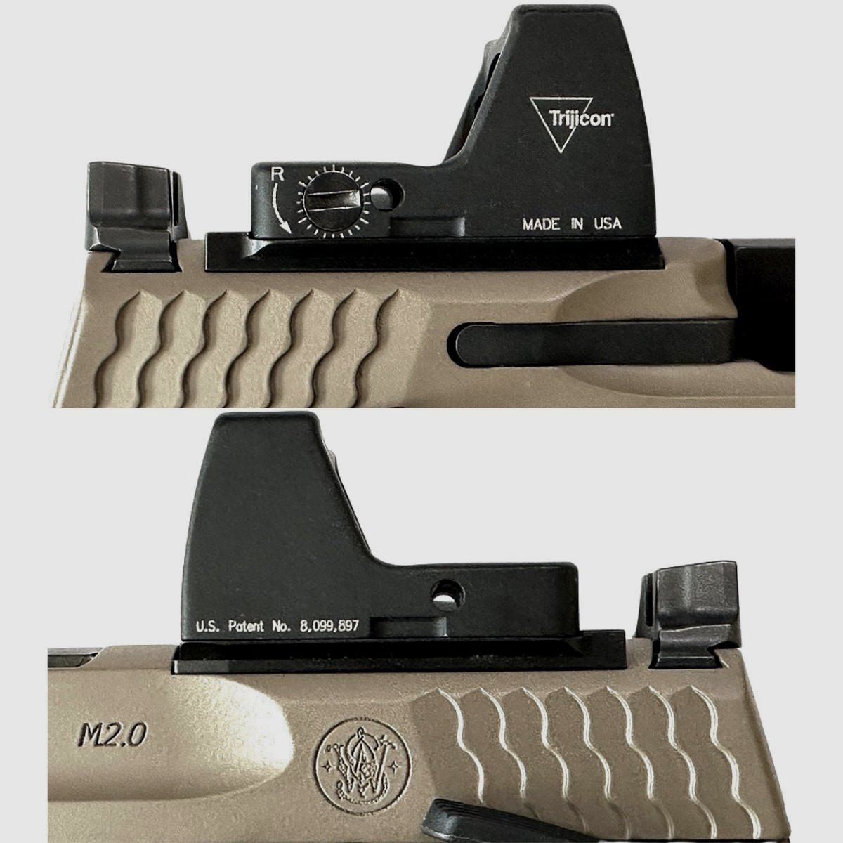 Forward Control Design – Plaque de montage pour Smith & Wesson M&P M2.0 – RMR/SRO, image 3 sur 4