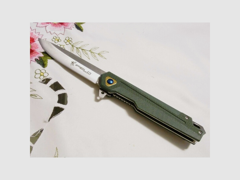IFIELD SLIDER Taschenmesser 5Cr13 Klappmesser Edelstahl Jagd-Taschenmesser, NEU