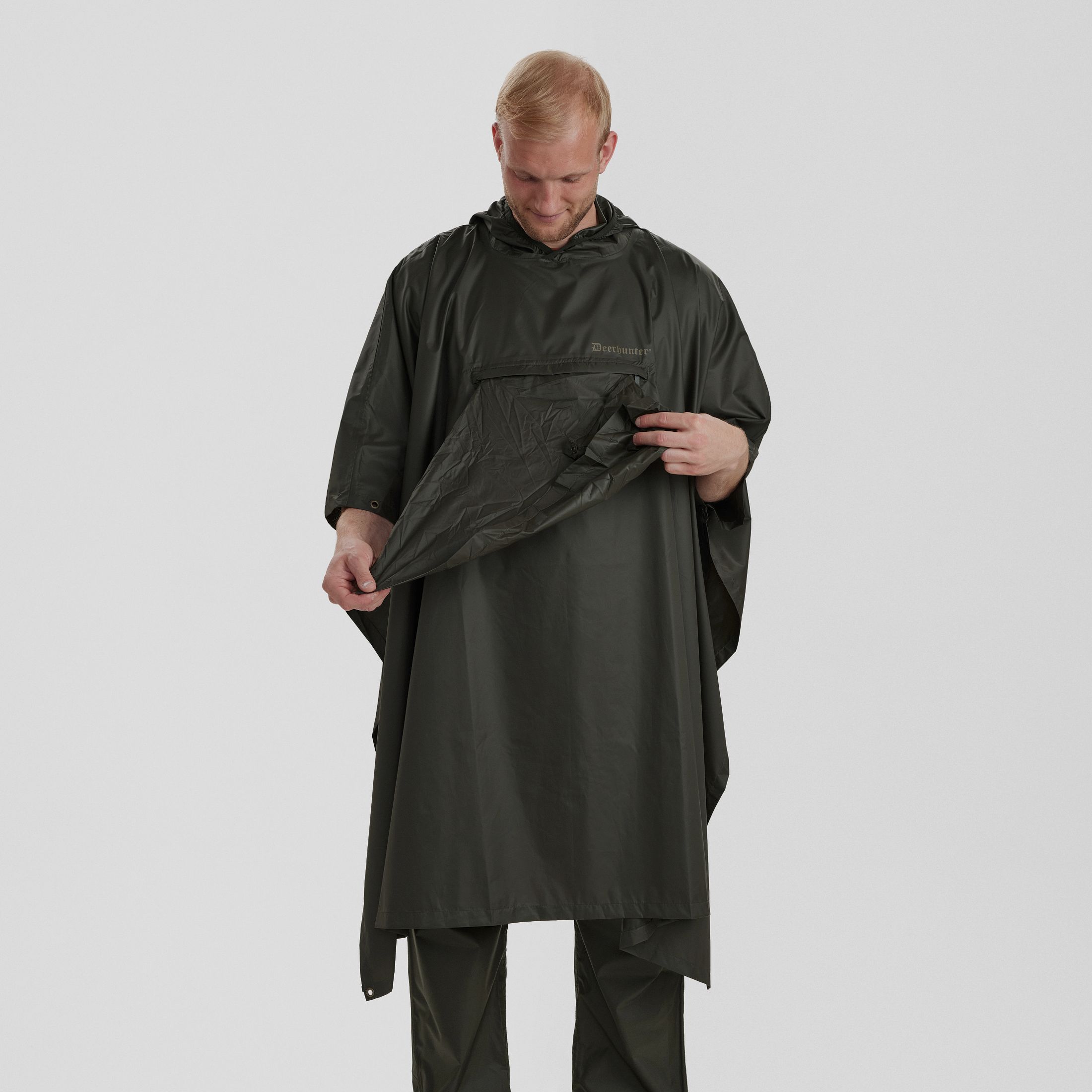 Survivor Regen Poncho - Timber – Kleidergröße Herren: XL/2XL/3XL