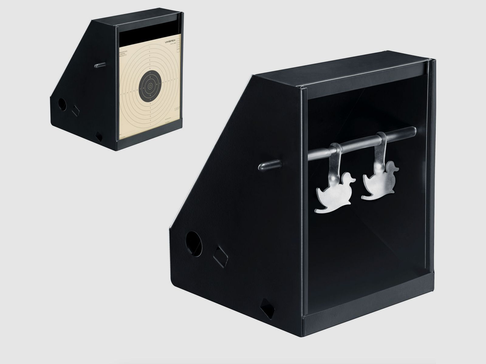 Umarex 3.2092 Perfecta Kugelfangkasten 2Enten und Kreise 10Zielscheiben 17x17