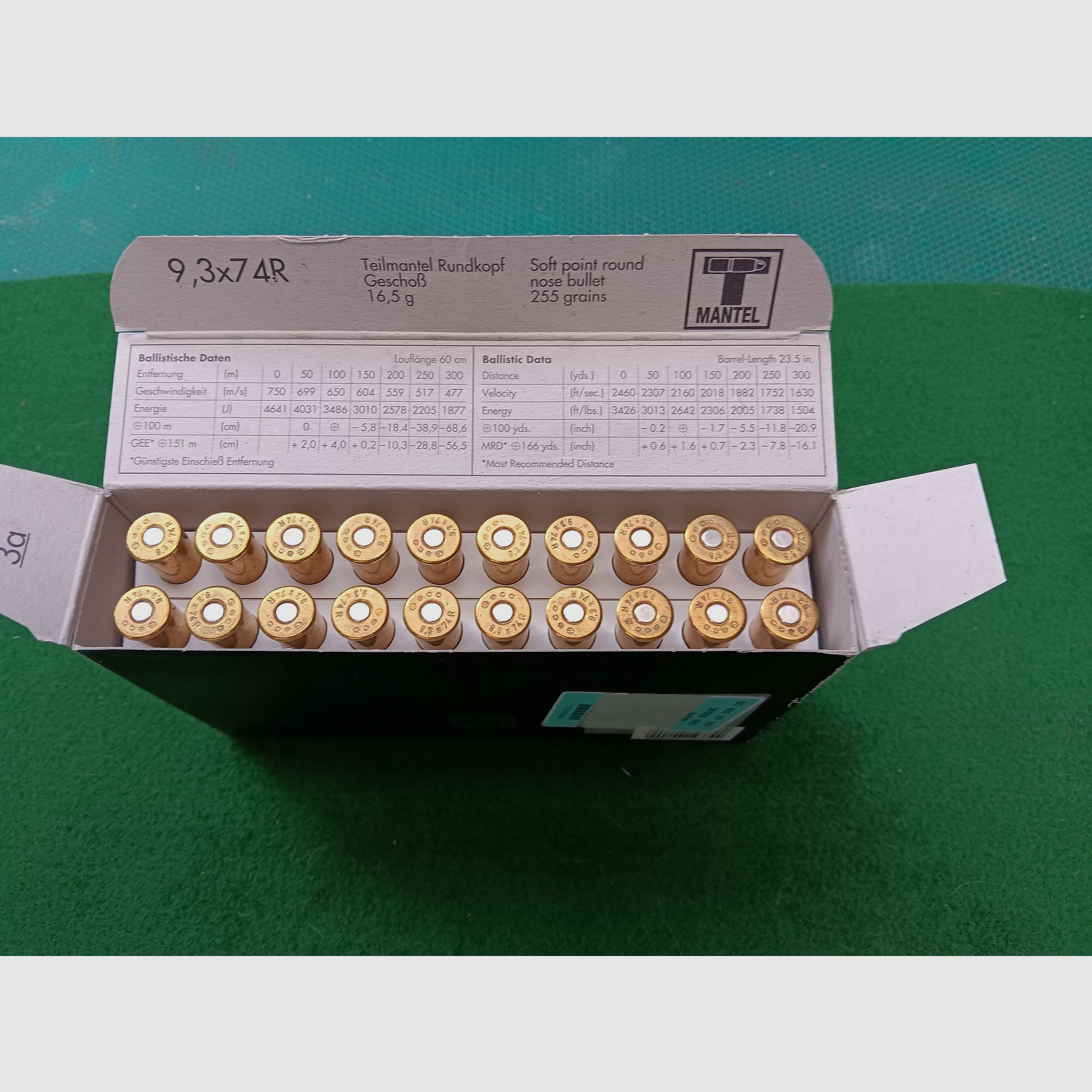 GEKO Munition 9,3 x 74 R