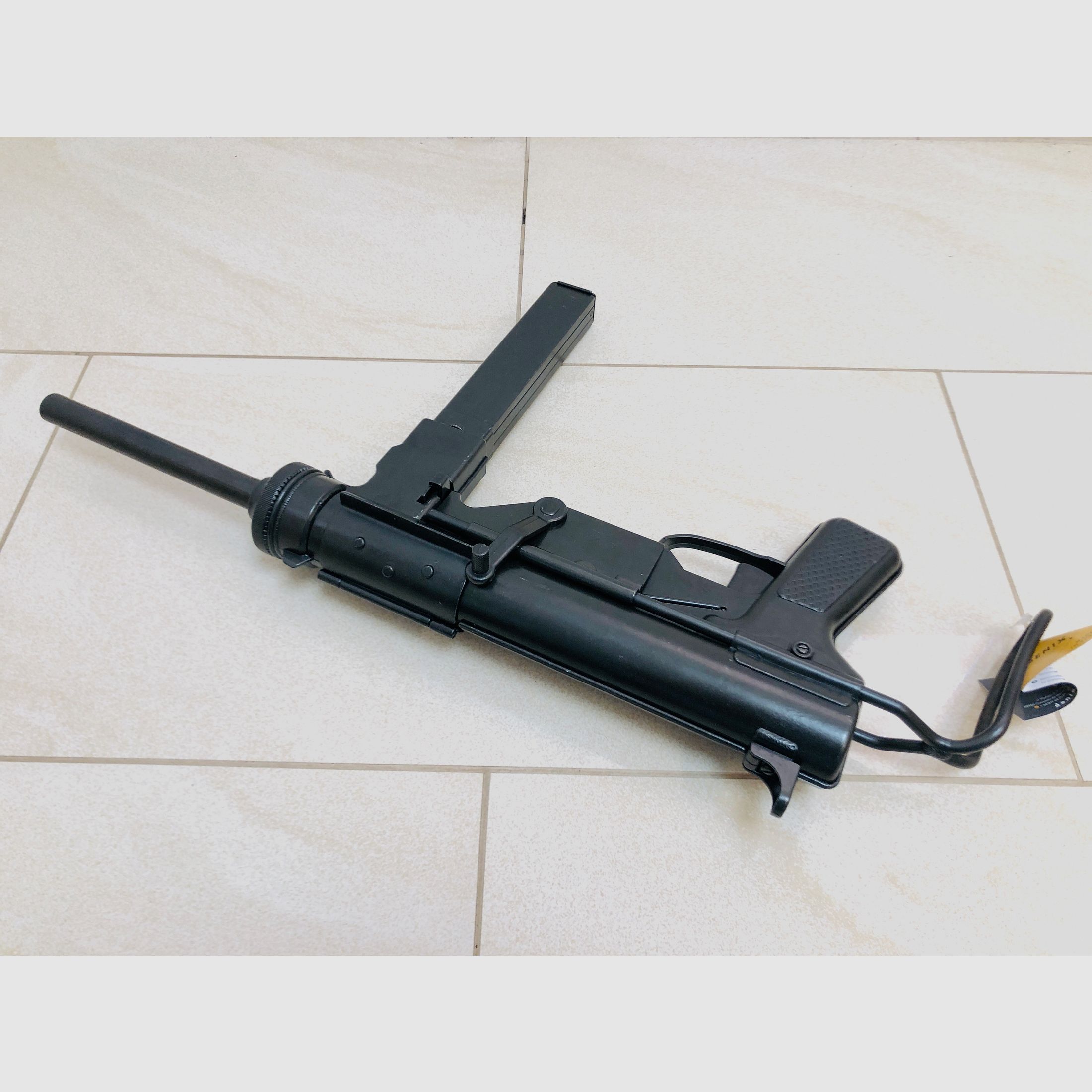 ••• Dekowaffe / Modellwaffe US Maschinenpistole M3 / Greasegun / NEU + OVP •••
