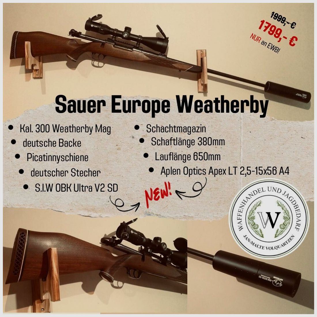 Sauer Europe Weatherby Europe Weatherby