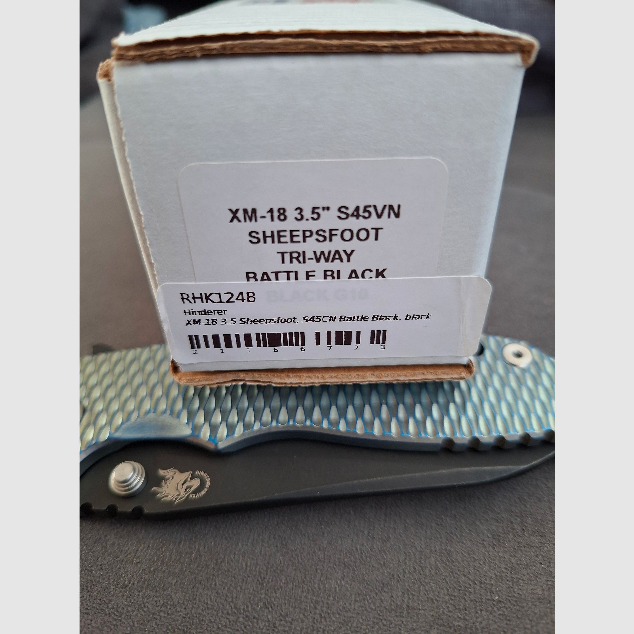 Hinderer XM-18 3.5 Sheepsfoot S45VN