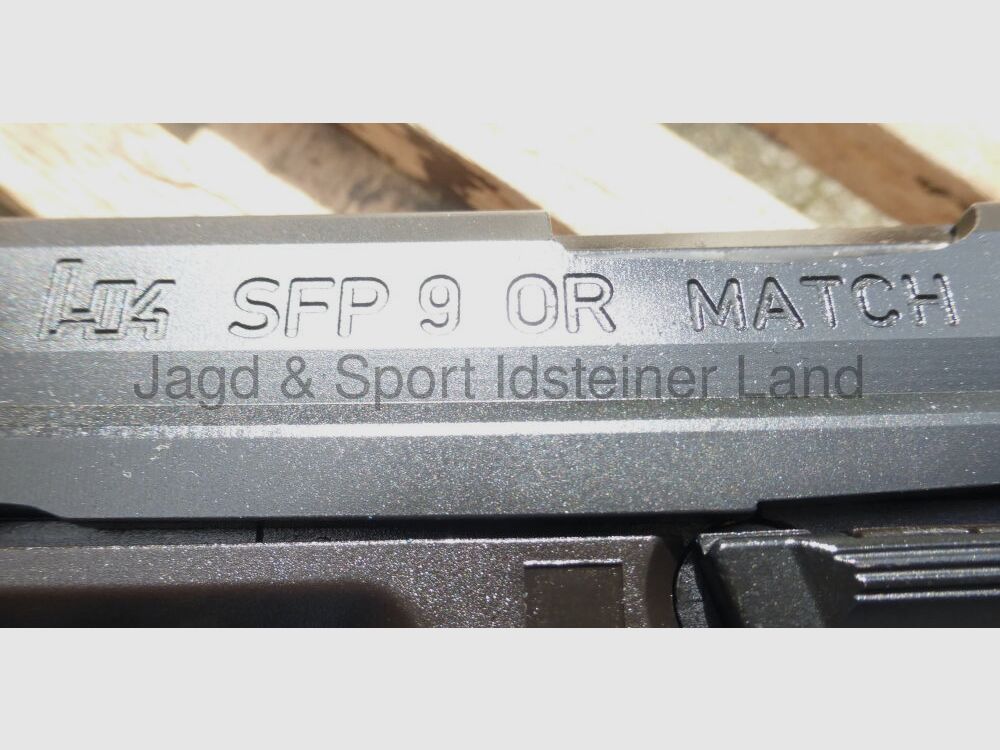 Heckler & Koch SFP9 Match OR (Pushbutton Magazinauslösung)