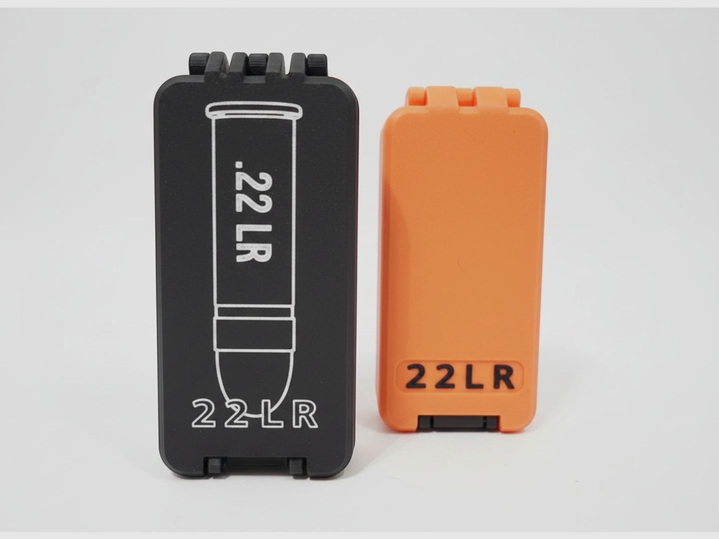Filamelt Munitionsbox / 22 LR - .22 LFB / 'Klapp- / Rastdeckel' / Patronenbox, Ammo Box