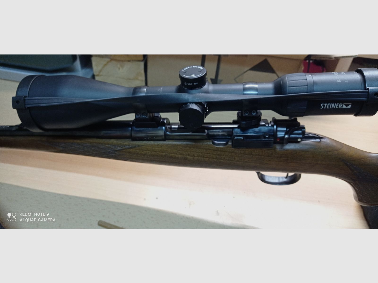 Repeater rifle RWS 98 9.3x63 with scope Steiner Ranger 4-16x56