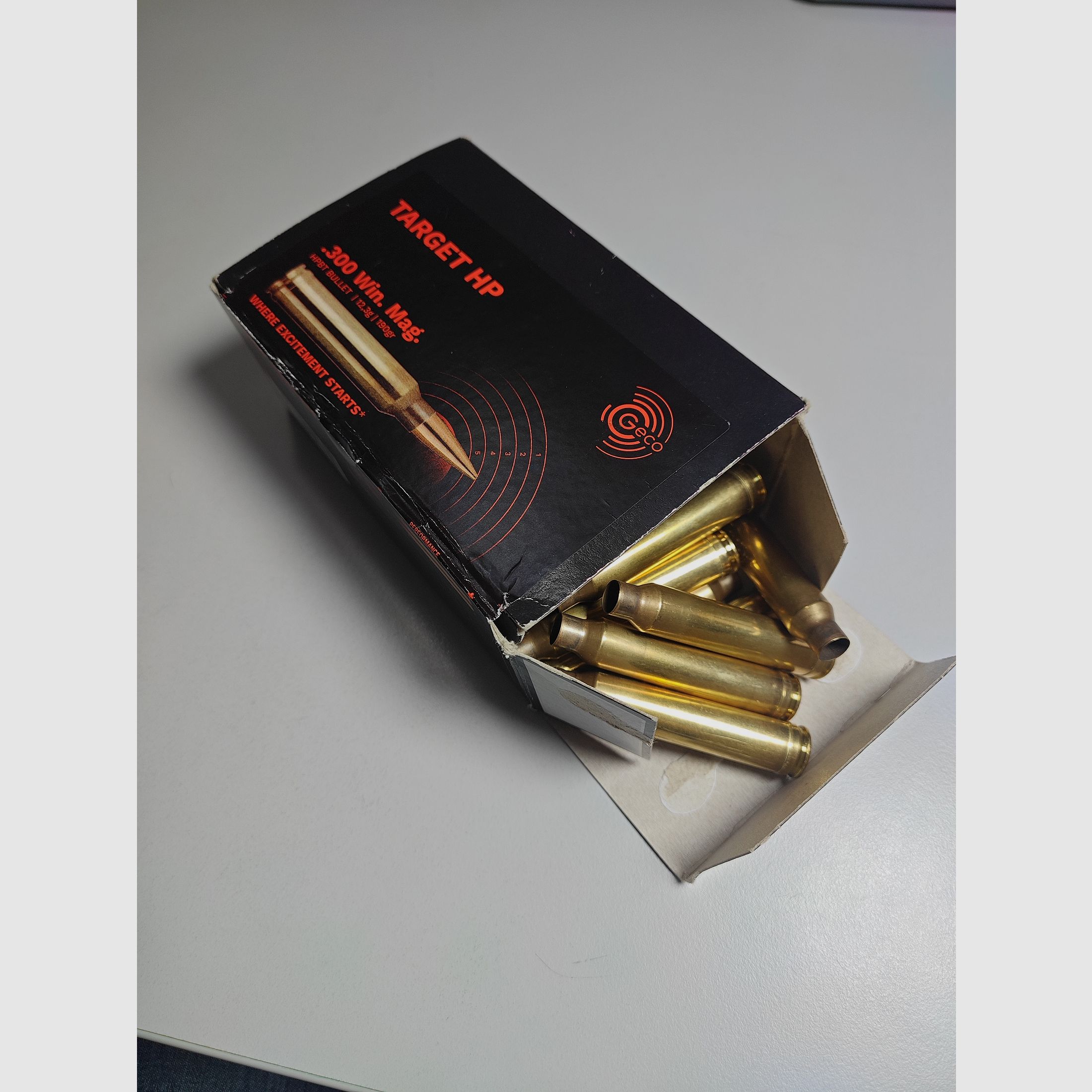 .300 Win. Mag. 300 Win Mag Winchester Magnum hulzen van Geco ( RWS )
