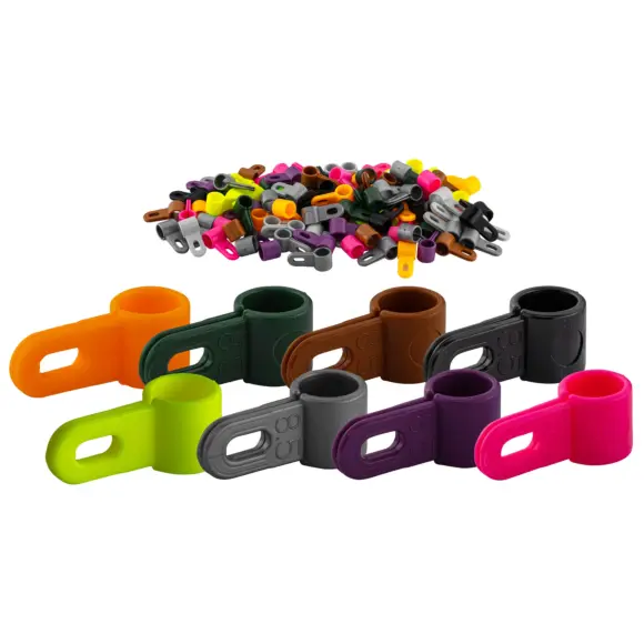 Lote de 20 Anillos de enganche 10 Colores x2