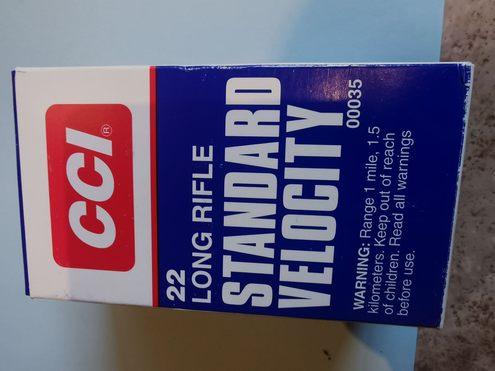 KK .22 Long Rifle von CCI 650 Schuss