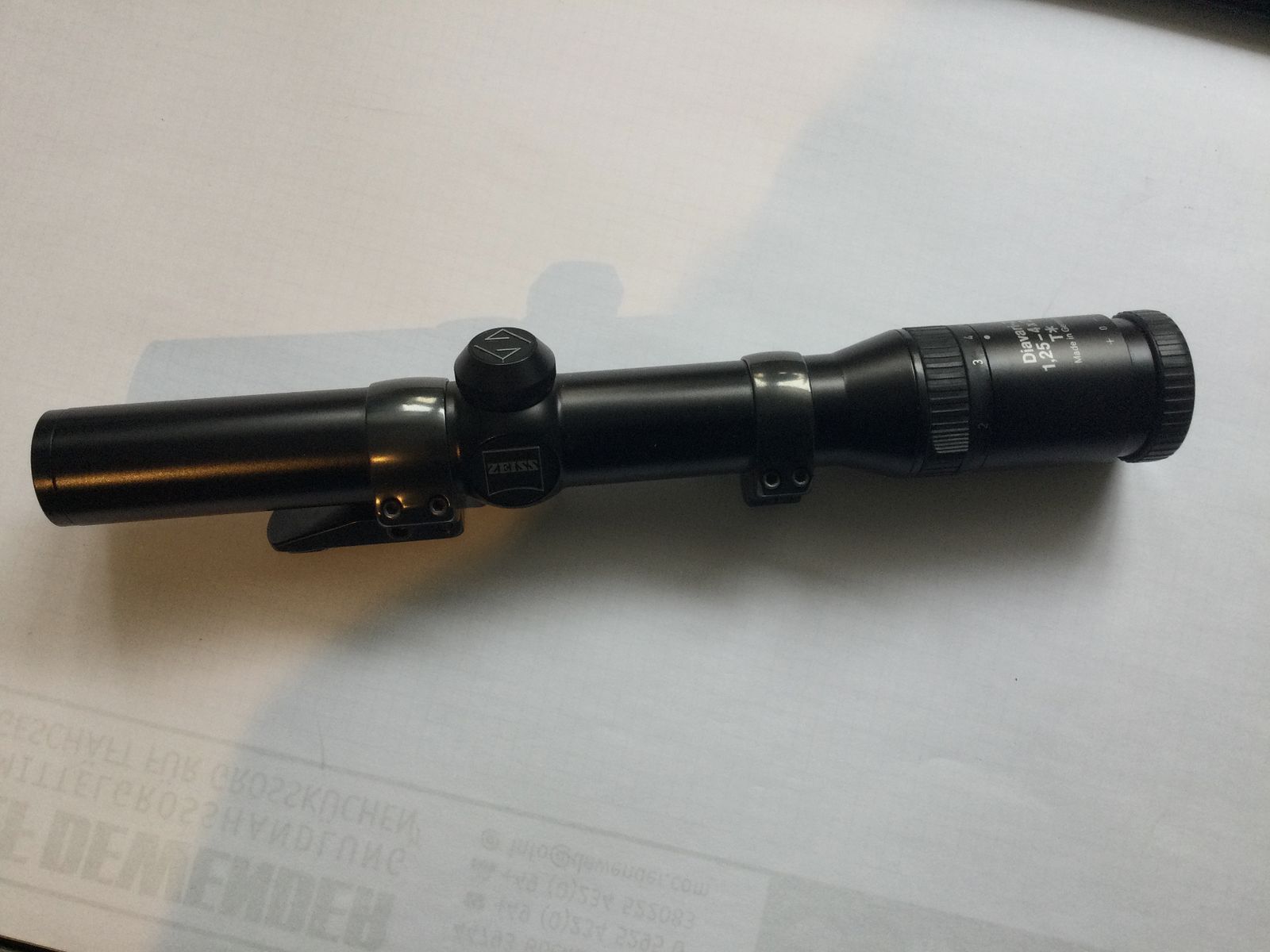 Zeiss, Daivari-Z, 1,25-4x25, Utilisé, Jumelles Héritage