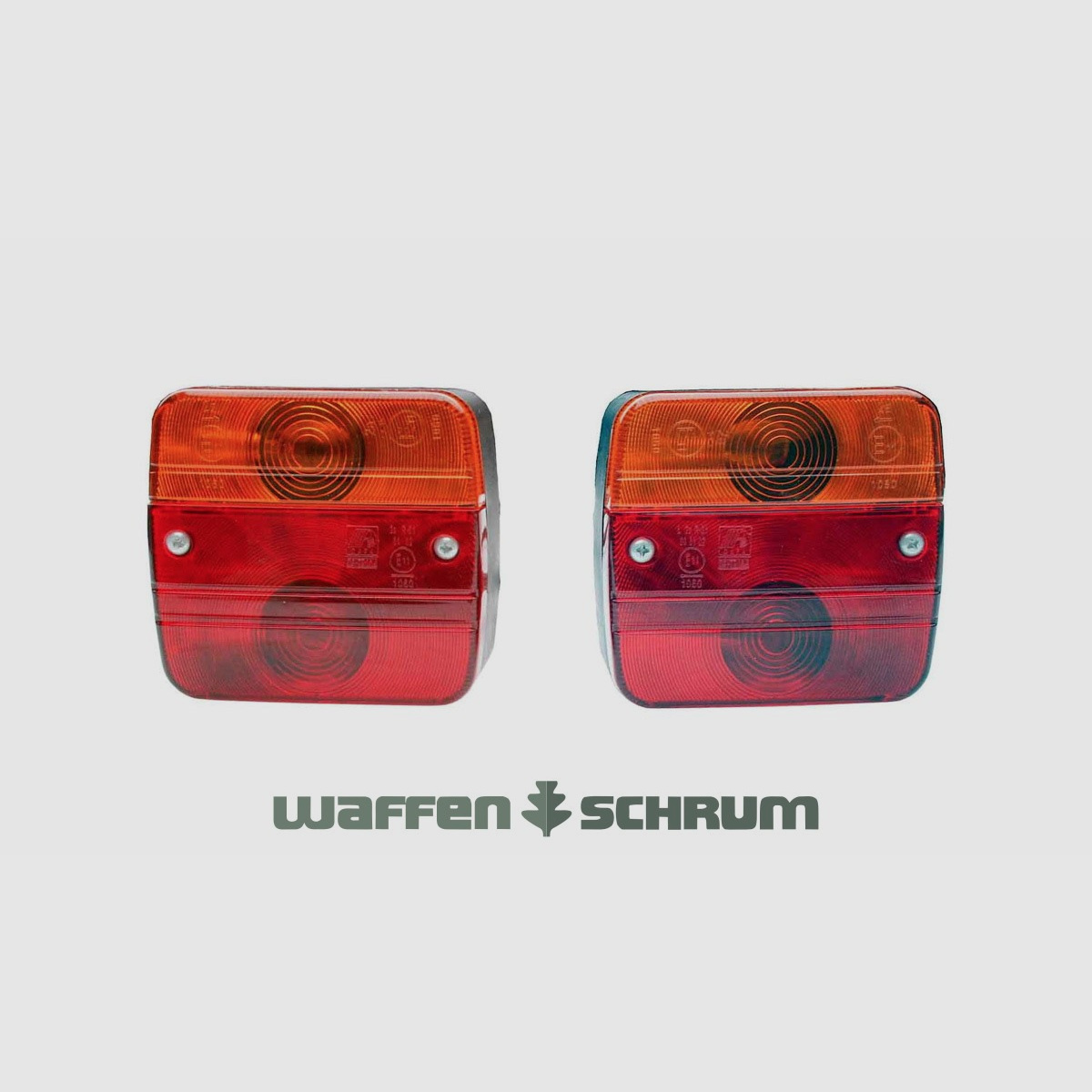 Beleuchtungsset für Heckträger mit Magnet