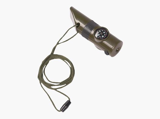 Mil-Tec Signalpfeife 6 in 1 oliv