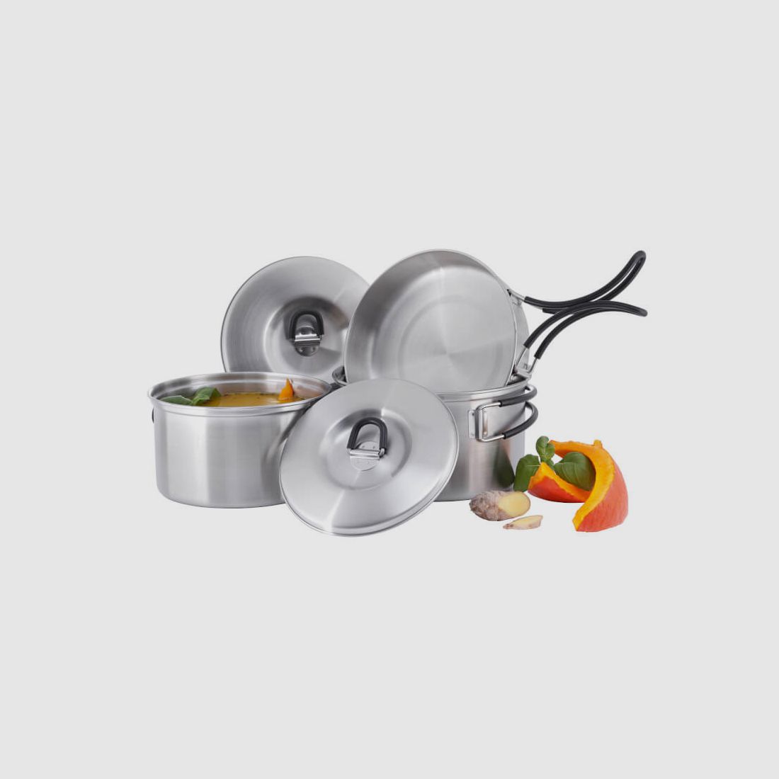 Tatonka Cookset Regular – Set di Pentole in Acciaio Inossidabile per Campeggio, immagine 1 di 2