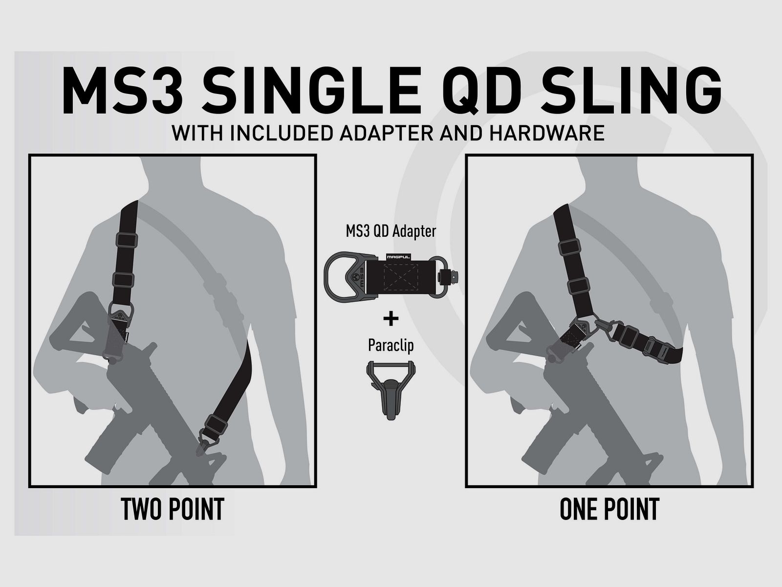Magpul – MS3 Single QD GEN2 Sling / Black, Bild 6 von 6