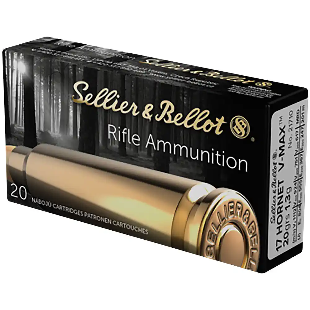 S&B .17 Hornet V-Max 1,3g/20gr, billede 1 af 2