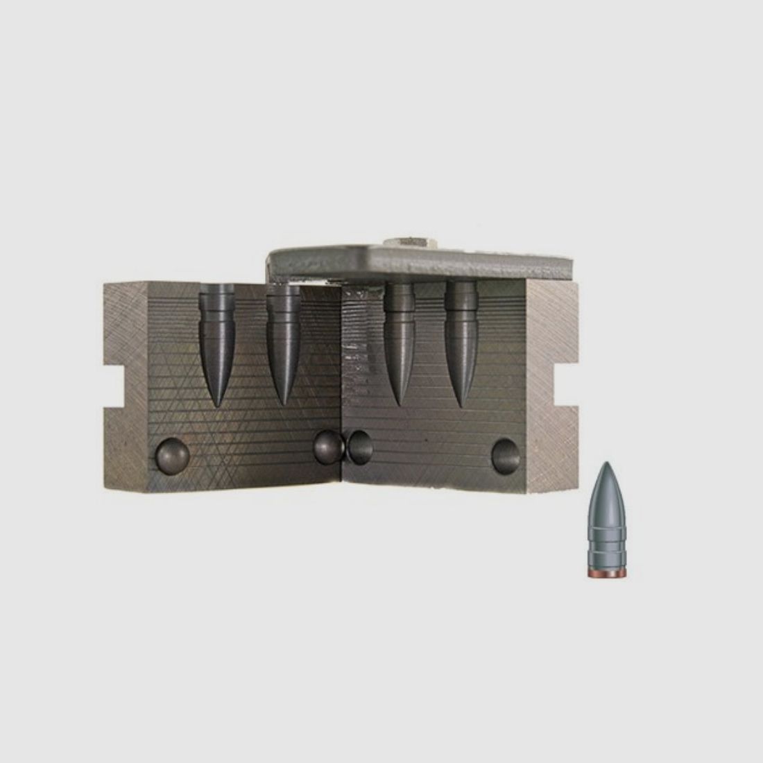 RCBS Doppelgiesskokille .309 / 7,62 mm 130 gr / 8,4 g 7,62mm-130-SPL Spitzgeschosse Gas Check .309