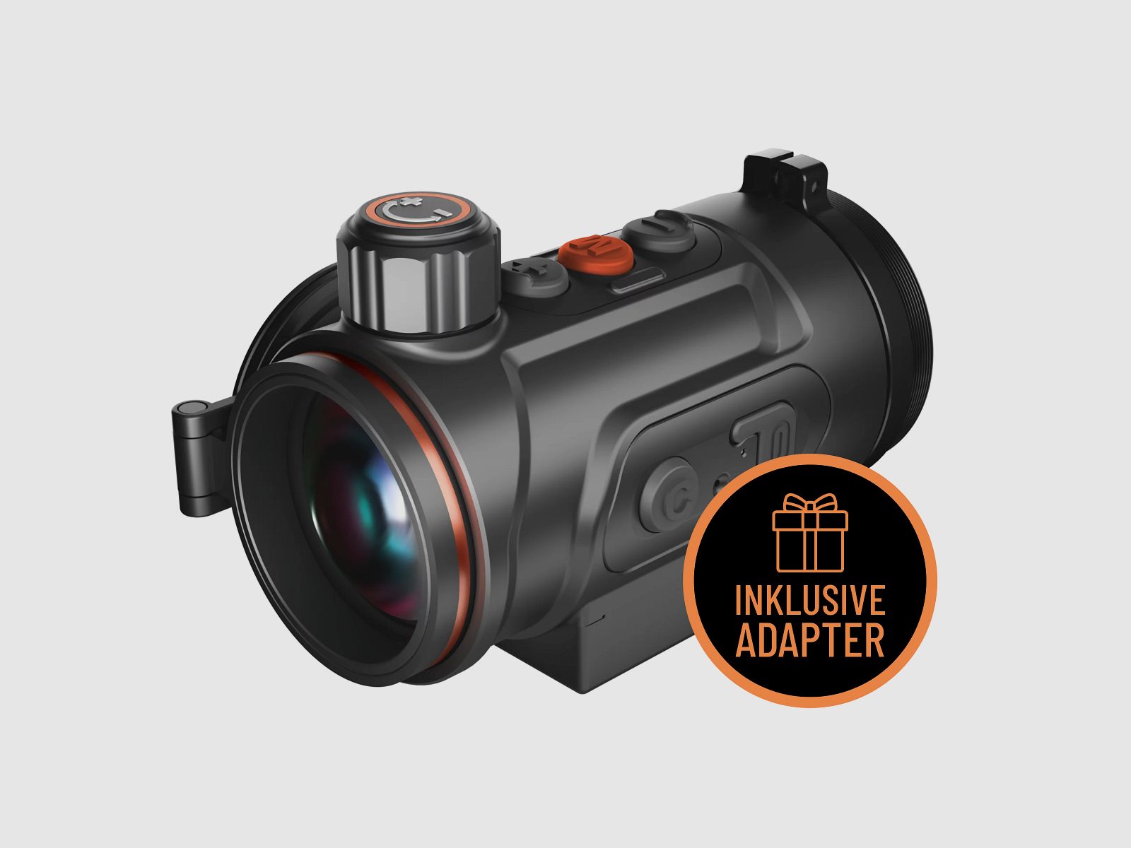 ThermTec Hunt 635 Pro paquete completo incluyendo adaptador – Adaptador: adaptador Rusan, tamaño del manguito de sujeción: 30ZM-3 - Leica Magnus 1-6,3x24i / Fortis 6 1-6x24i con riel