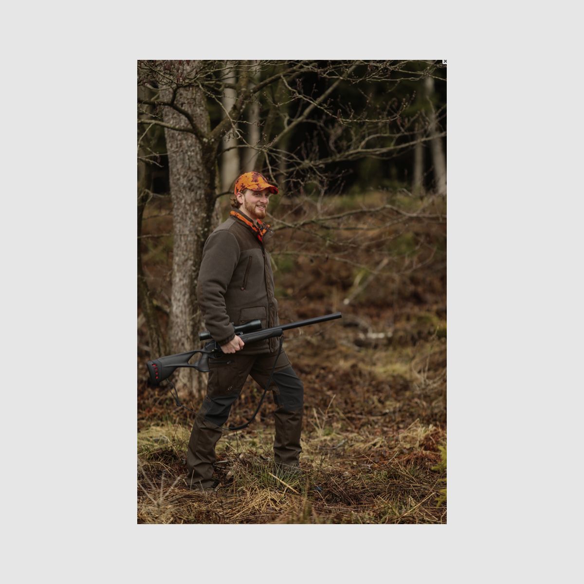 BLASER Fleece Camo Wende Jacke Schlamm Braun