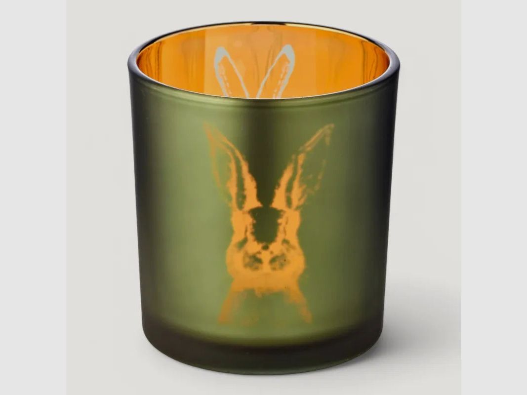 Teelichtglas Hase