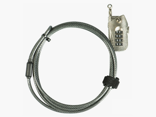 Burg Wächter Kabelschloss 720 200 Snap+lock mit stabilem Korpus und verstellbarem Zahlenschloss