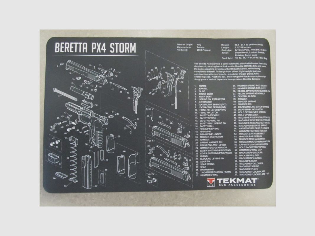 TEKMAT ARBEITSMATTE BER PX4