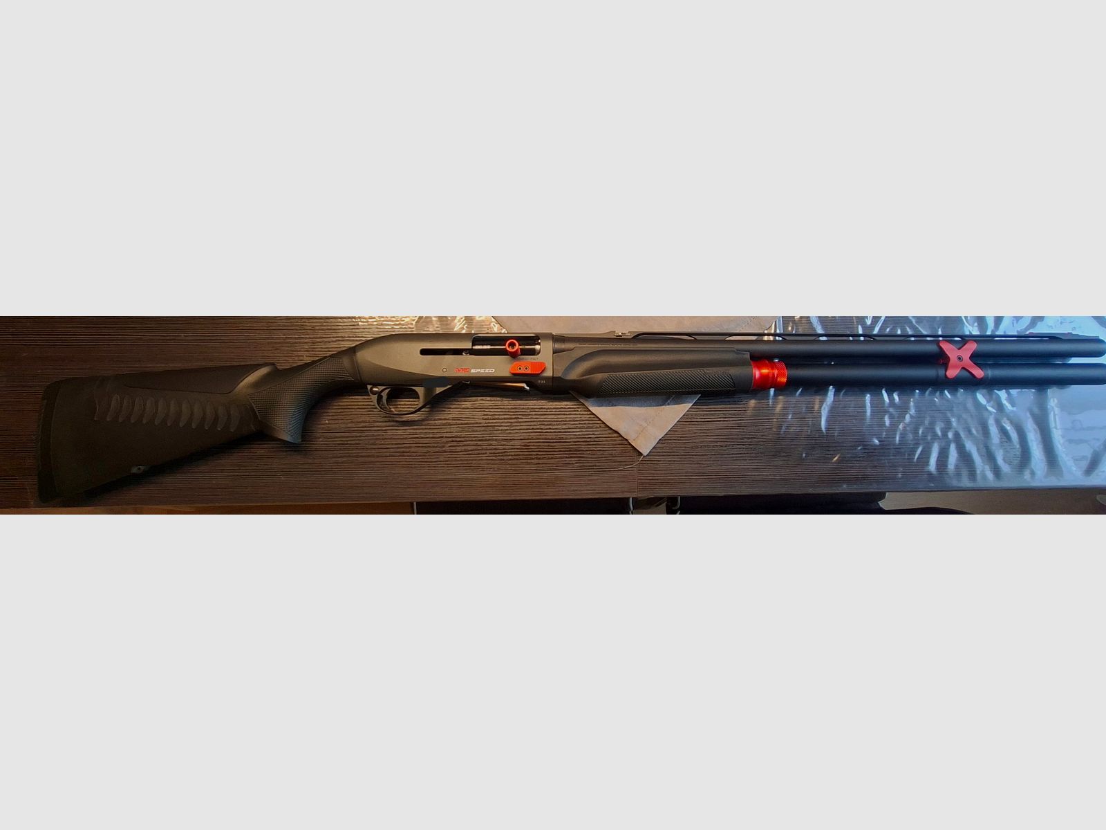 Benelli M2 Speed cal. 12/76  66 cm barrel length – Like new condition, IPSC 